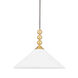 Sang 1 Light 20 inch Aged Brass Pendant Ceiling Light