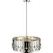 Oberon 6 Light 24.5 inch Chrome Chandelier Ceiling Light