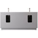 Hayes 72 X 22 X 35 inch Grey Vanity Sink Set