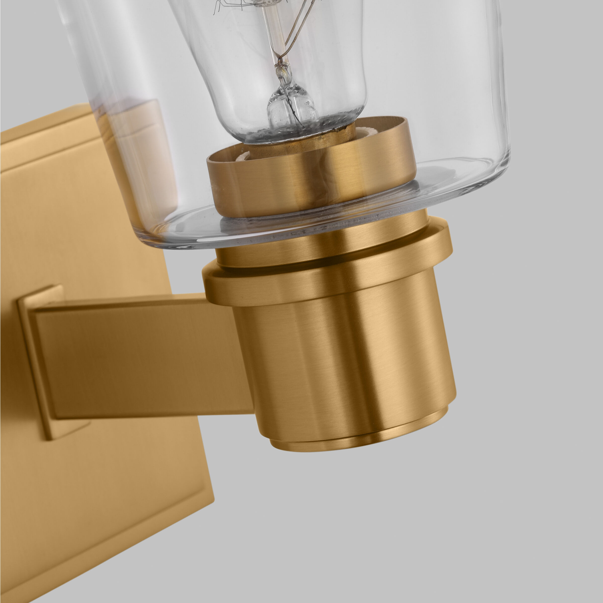 C&M by Chapman & Myers Alessa 1 Light 5 inch Burnished Brass Bath Vanity Wall Sconce Wall Light