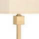 Chelsea House 35 inch 100.00 watt Brushed Brass Buffet Lamp Portable Light