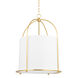 Orlando 3 Light 22.5 inch Aged Brass Hanging Lantern Ceiling Light, Large