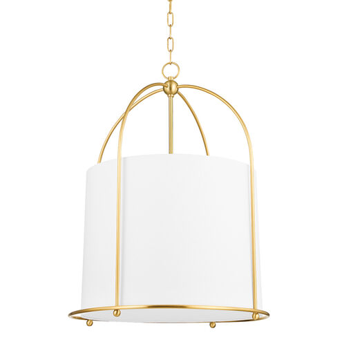 Orlando 3 Light 22.5 inch Aged Brass Hanging Lantern Ceiling Light, Large