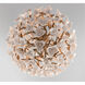 Lily 4 Light 18.5 inch Enchanted Silver Leaf Pendant Ceiling Light in 26.69