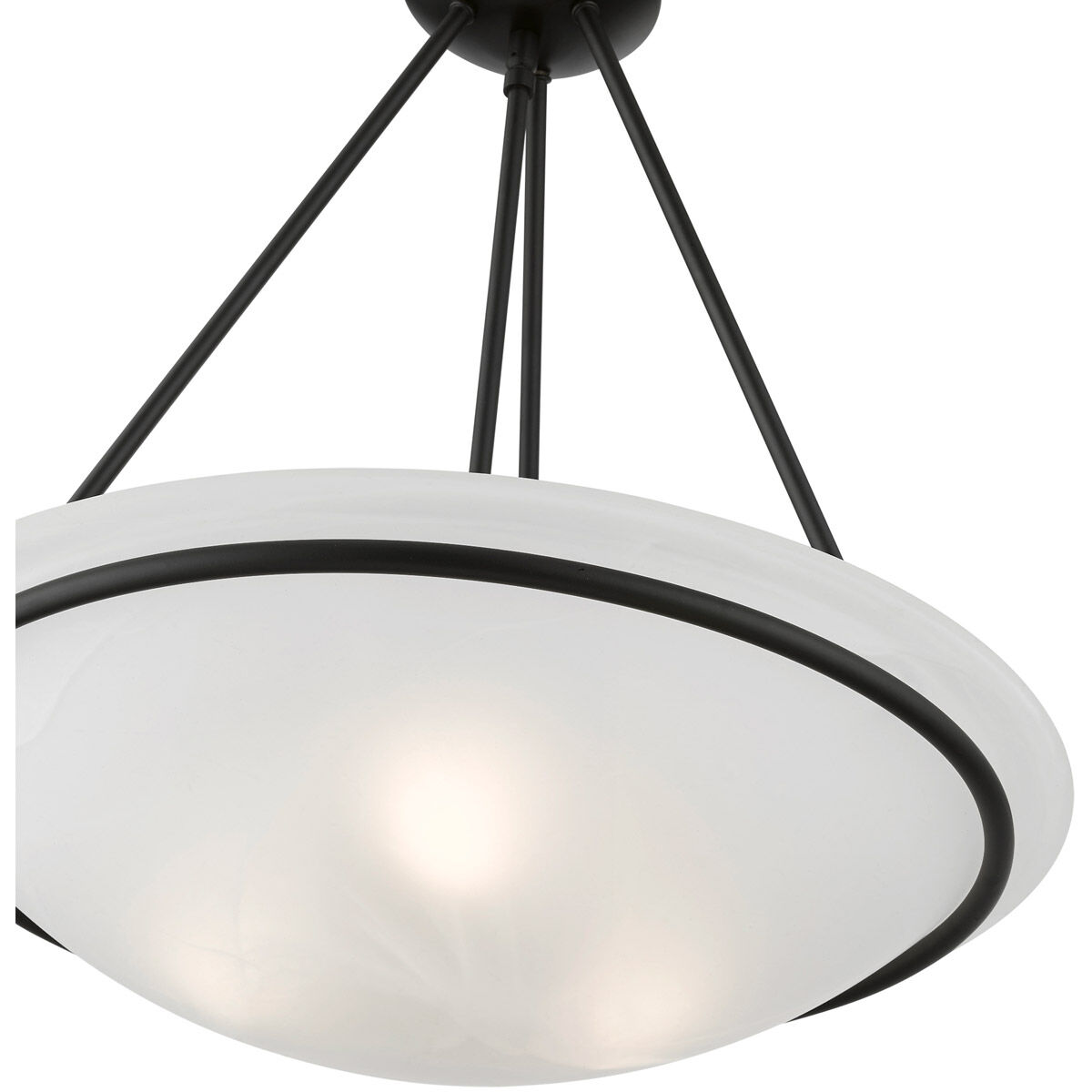 Newburgh 3 Light 20 inch Black Pendant Chandelier Ceiling Light