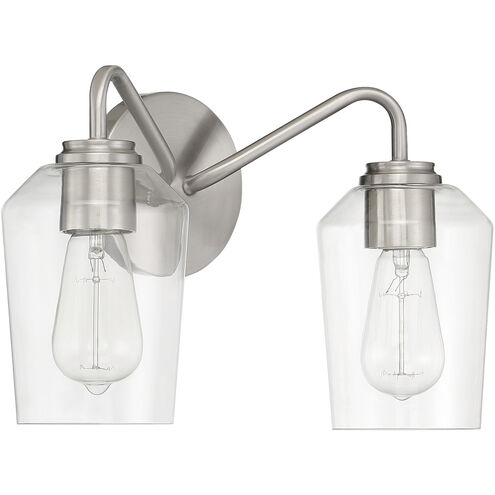 Shayna 2 Light 15.00 inch Bathroom Vanity Light