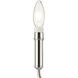 Eadie 6 Light 6 inch Polished Nickel Chandelier Ceiling Light