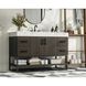 Caroline 48 X 34 inch Mocha Brown Bathroom Vanity Cabinet