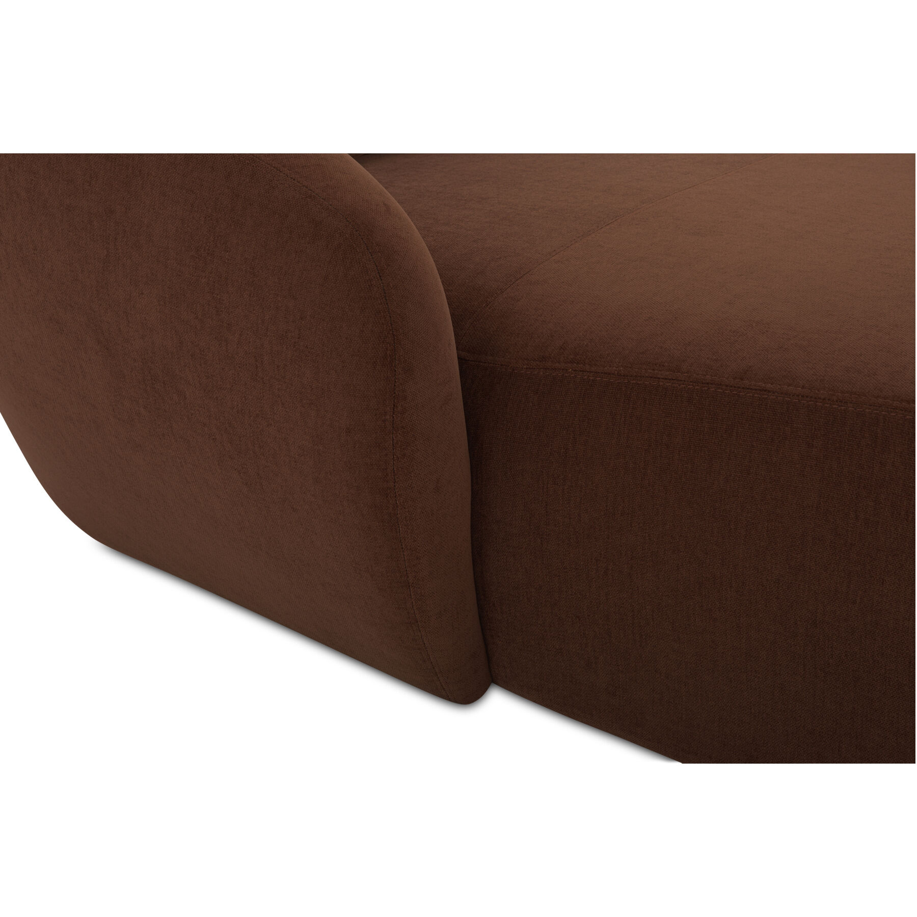 Amelia Brown Modular Left Sectional, Nook