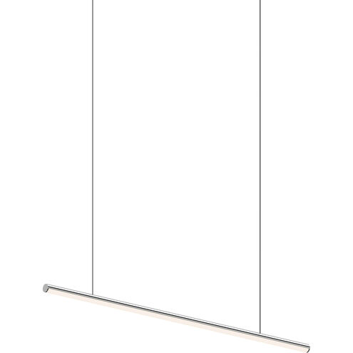 Fino LED 36 inch Polished Chrome Linear Pendant Ceiling Light in 3000K
