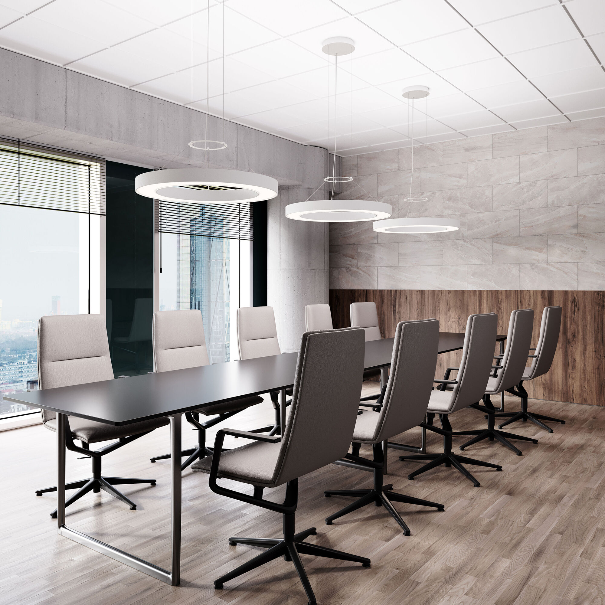 Pi 1 Light 30 inch Satin White Pendant Ceiling Light