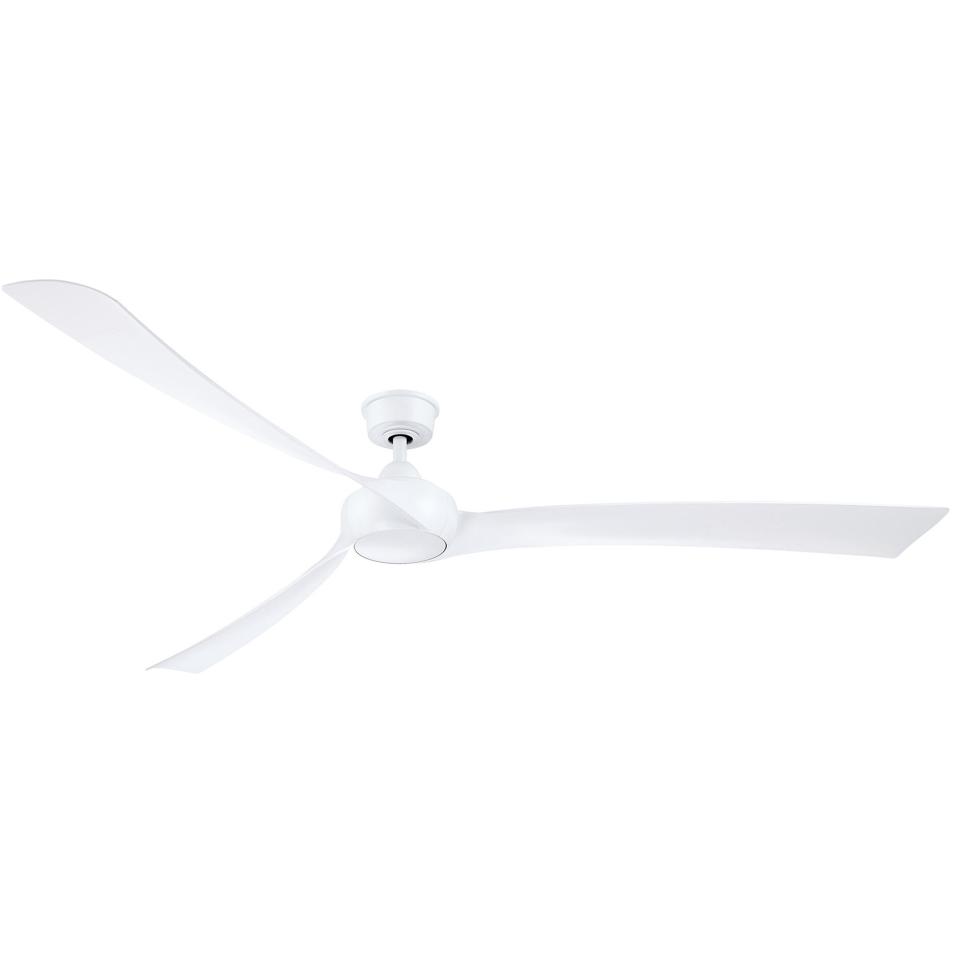 Wrap Custom 8.88 inch Matte White Fan Motor Only