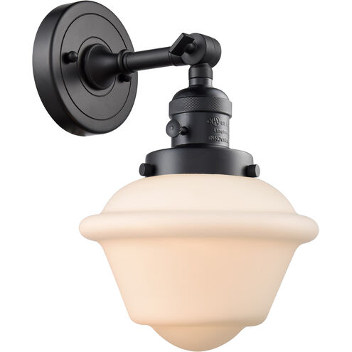 Franklin Restoration Small Oxford LED 7.5 inch Matte Black Sconce Wall Light, Franklin Restoration