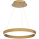 Sirius LED 18 inch Aged Brass Pendant Ceiling Light, dweLED