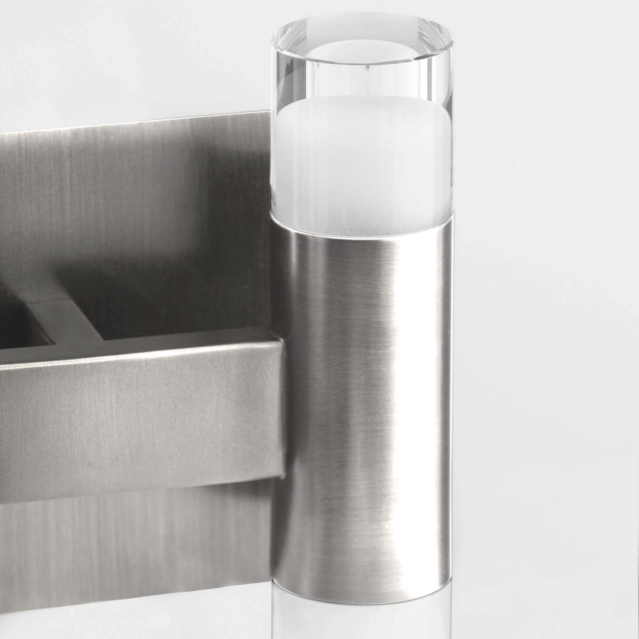 Alarum 6 Light 14 inch Satin Nickel Vanity Light Wall Light