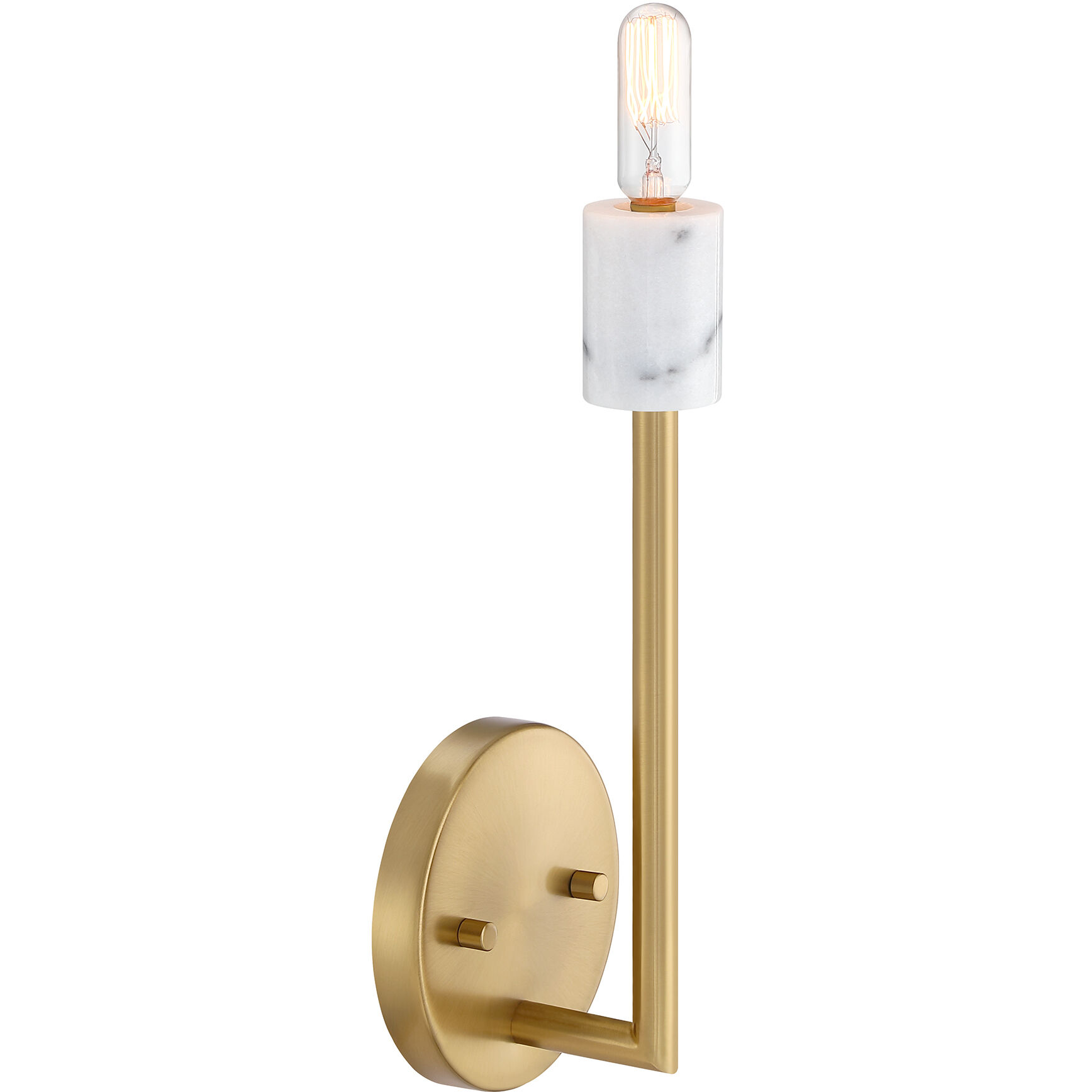 Star Dust 1 Light 5.25 inch Brushed Gold Wall Sconce Wall Light