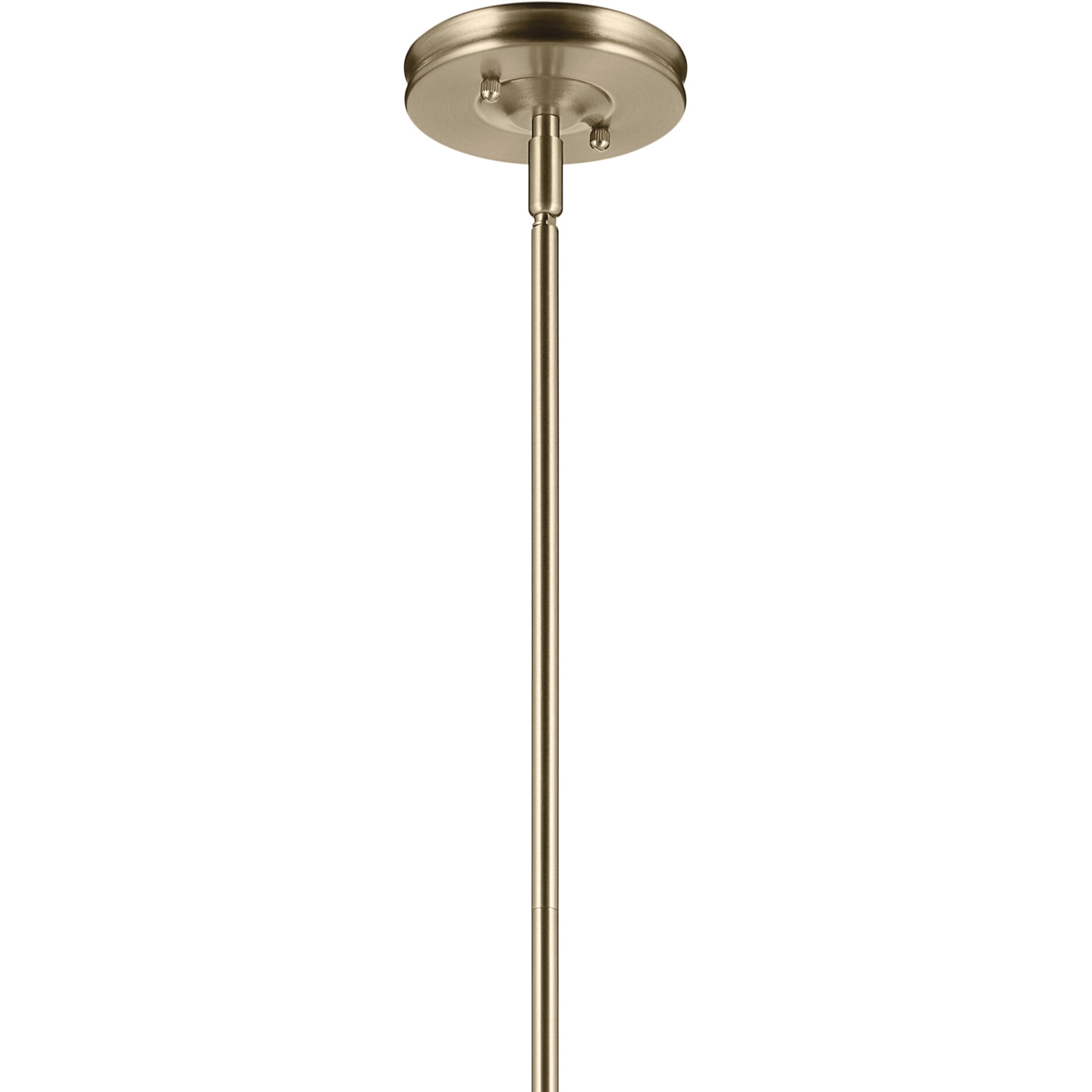 Laria 1 Light Champagne Bronze Pendant Ceiling Light in Opal