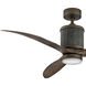 Merrick 60 inch Metallic Matte Bronze with Driftwood Blades Fan