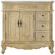 Danville 36 X 36 inch Antique Beige Bathroom Vanity Cabinet
