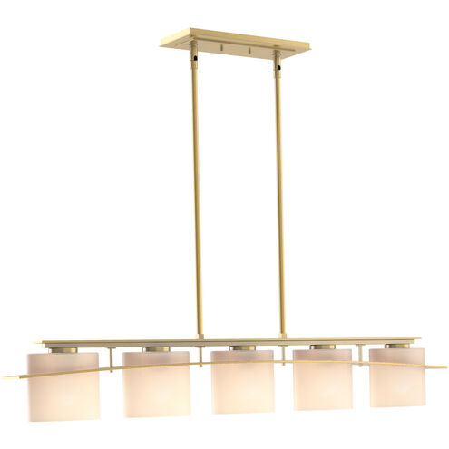 Arc Ellipse 5 Light 41.9 inch White Pendant Ceiling Light