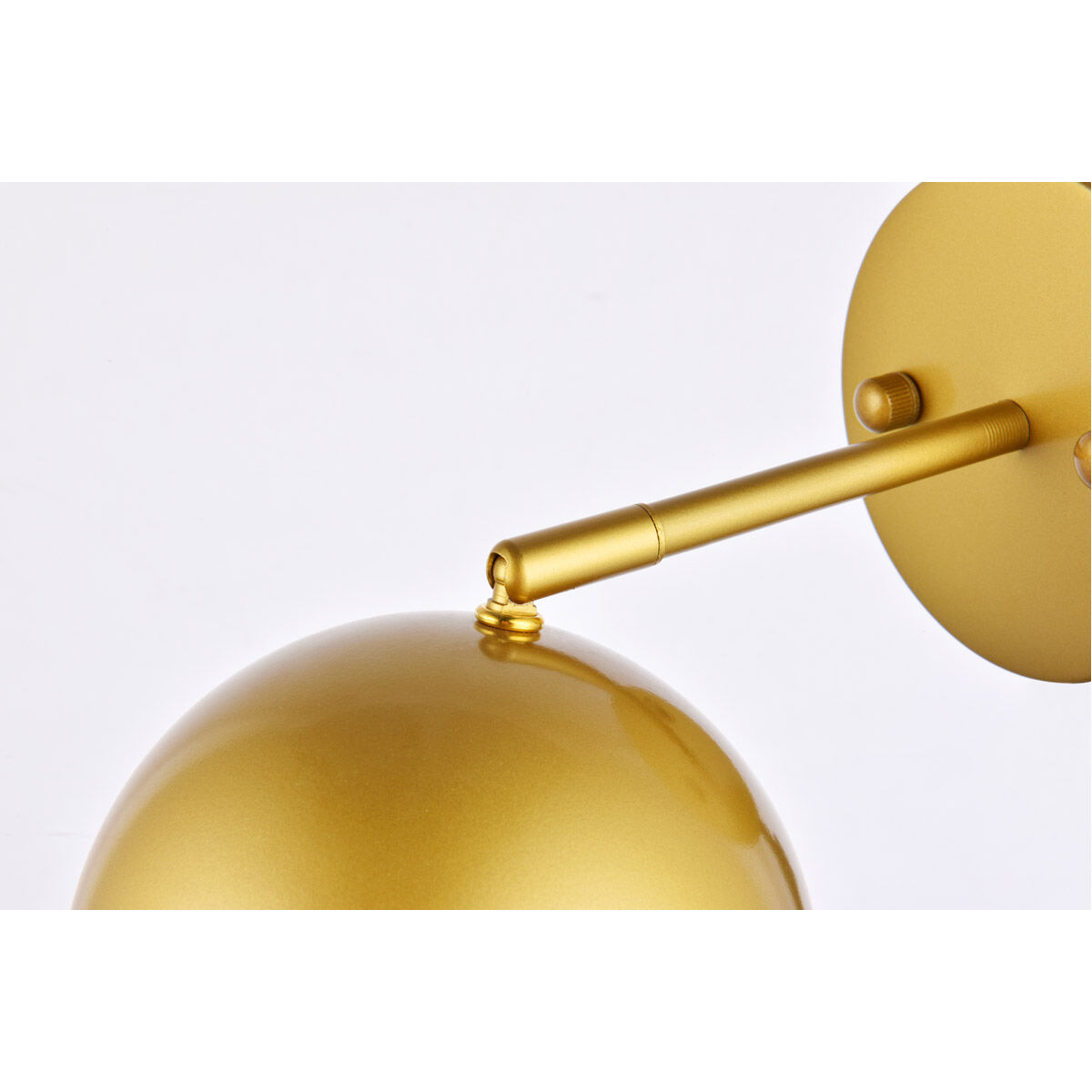 Othello 1 Light 9 inch Brass Bath Sconce Wall Light