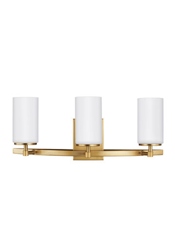 Alturas 3 Light 22 inch Satin Brass Bath Vanity Wall Sconce Wall Light