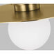 Kelly by Kelly Wearstler Nodes 1 Light 24 inch Burnished Brass Flush Mount Ceiling Light
