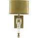 Lindau 1 Light 8.5 inch Antique Brass Wall Sconce Wall Light
