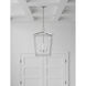 Chapman & Myers Darlana 4 Light 17 inch Polished Nickel Lantern Pendant Ceiling Light, Medium