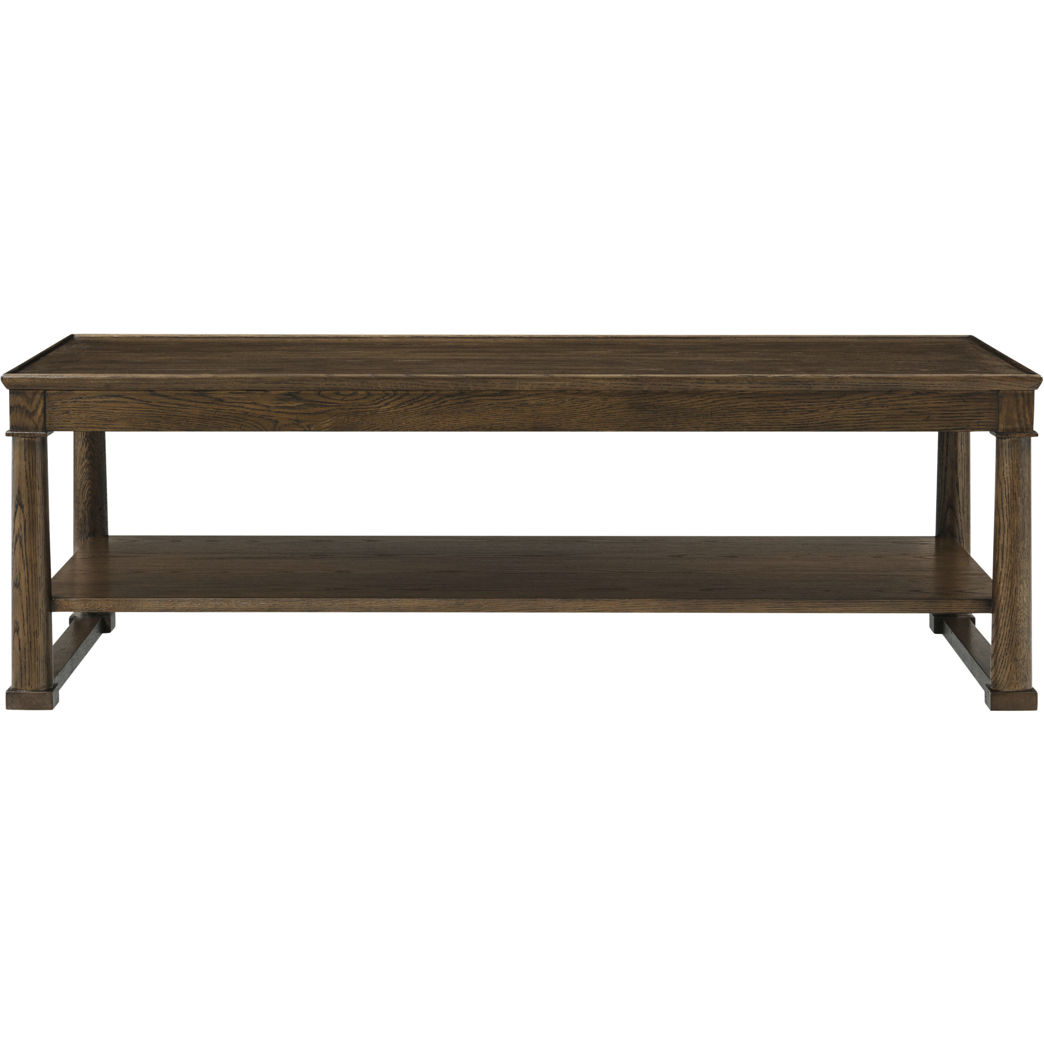 Surrey 52 X 26 inch Brownstone Cocktail Table, Wooden