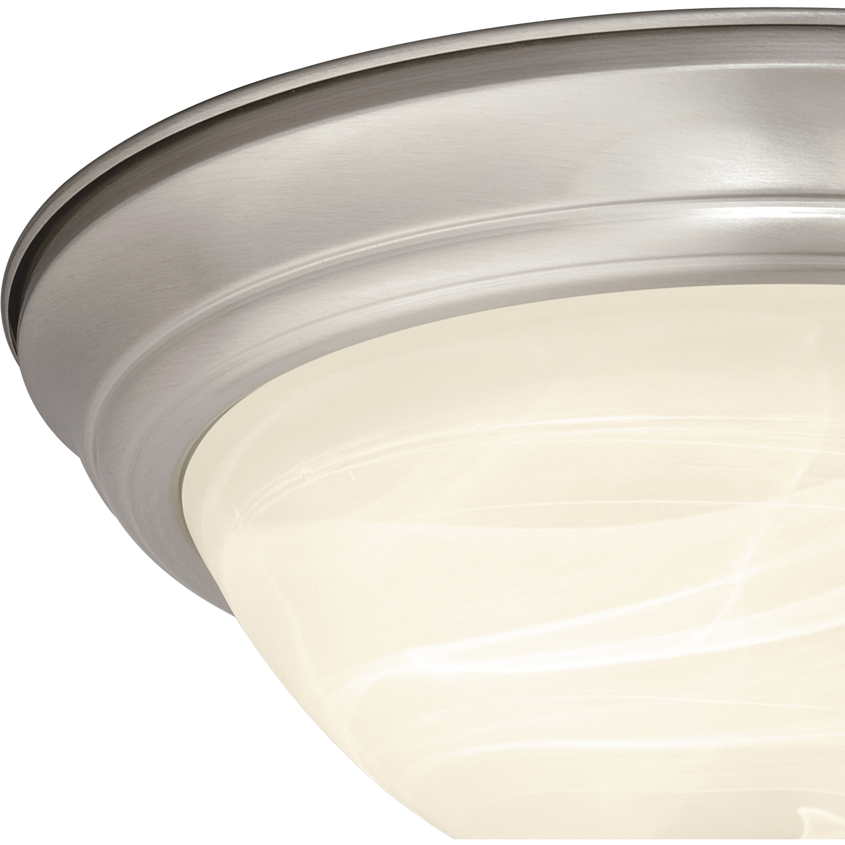 Stevens LED 13 inch Satin Nickel Flush Mount Ceiling Light