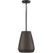 Della 1 Light 10 inch Terracotta Umber Pendant Ceiling Light