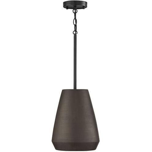Della 1 Light 10 inch Terracotta Umber Pendant Ceiling Light