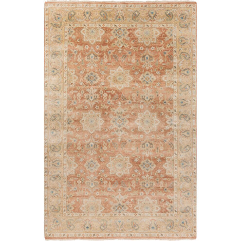 Victoria 102 X 66 inch Peach, Tan, Blush Rug