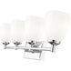 Oren 4 Light 31 inch Chrome Bath Vanity Light Wall Light