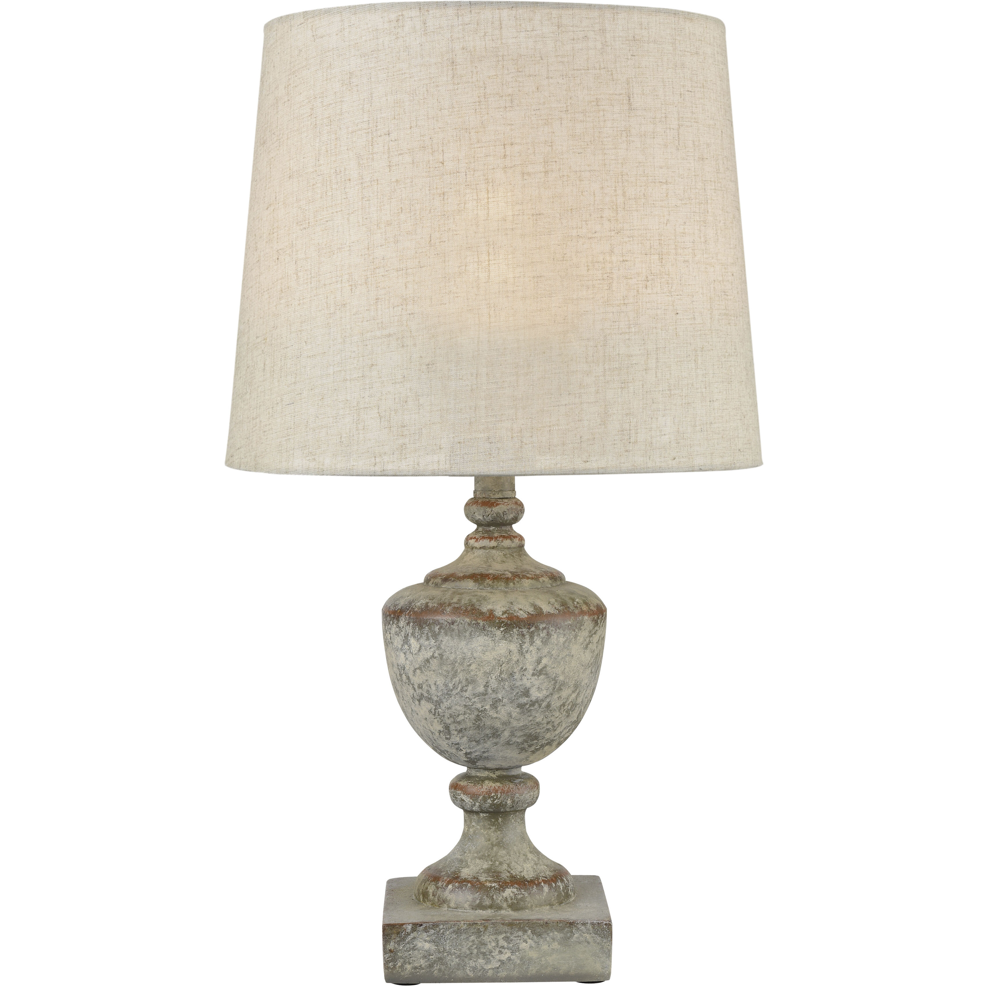 Regus 24 inch 100 watt Antique Gray Outdoor Table Lamp