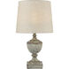Regus 24 inch 100 watt Antique Gray Outdoor Table Lamp