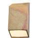 Ambiance LED 5 inch Harvest Yellow Slate ADA Wall Sconce Wall Light, Closed Top Fixture, Tapered Rectangle