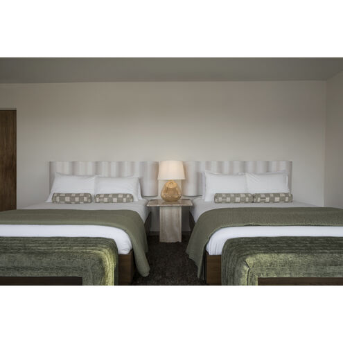 Thea 22.75 inch 60 watt Aged Brass Table Lamp Portable Light