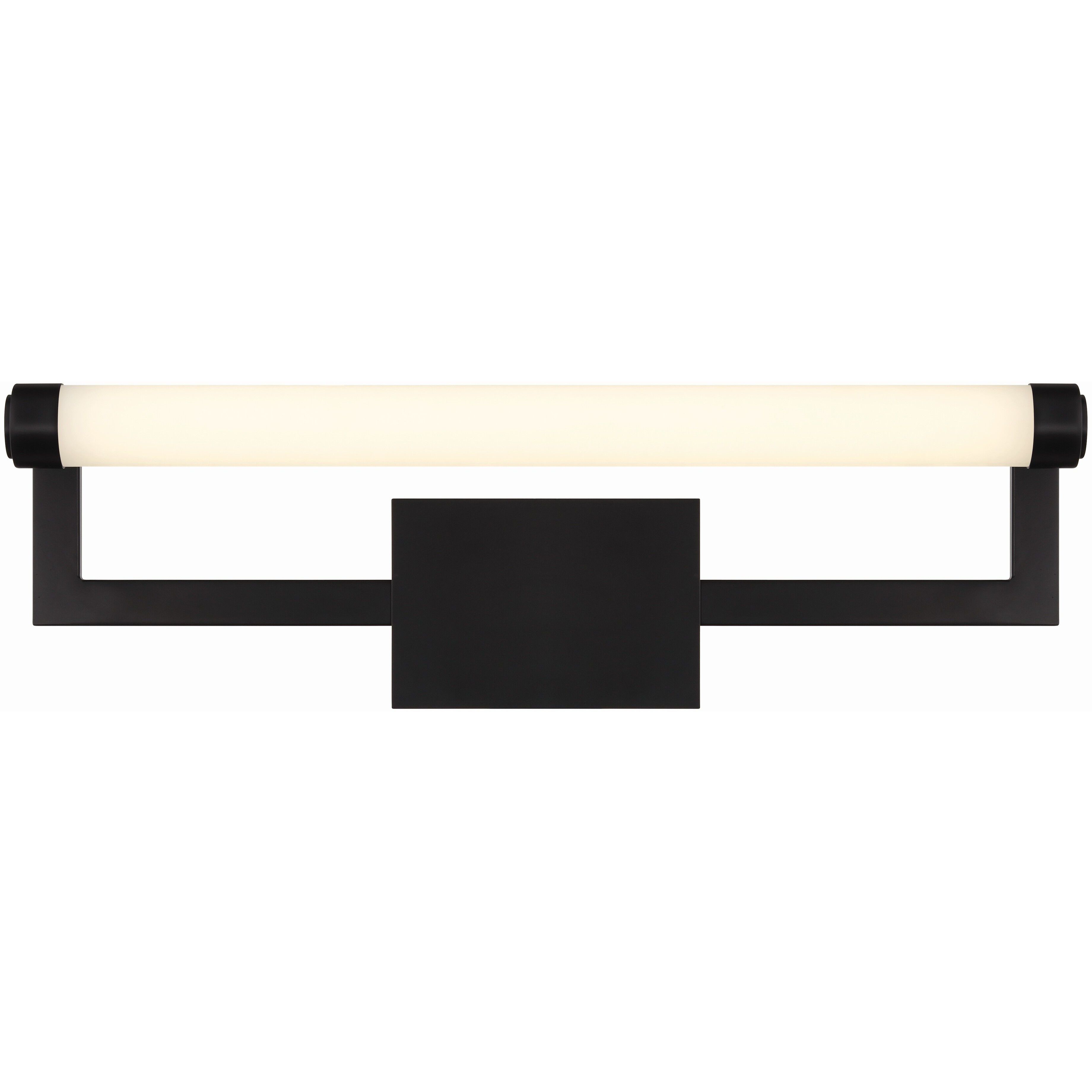 Clinton 28 watt 26.25 inch Matte Black Picture Light Wall Light