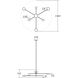 Counterpoint LED 45 inch Bright Satin Aluminum Pendant Ceiling Light