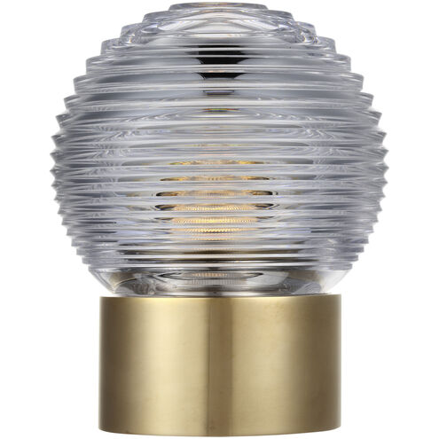 Waterford Circon 6.5 inch 1.50 watt Natural Brass Rechargeable Accent Lamp Portable Light