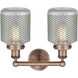Stanton 2 Light 15 inch Antique Copper Bath Vanity Light Wall Light