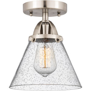 Nouveau 2 Large Cone 1 Light 7.75 inch Semi-Flush Mount