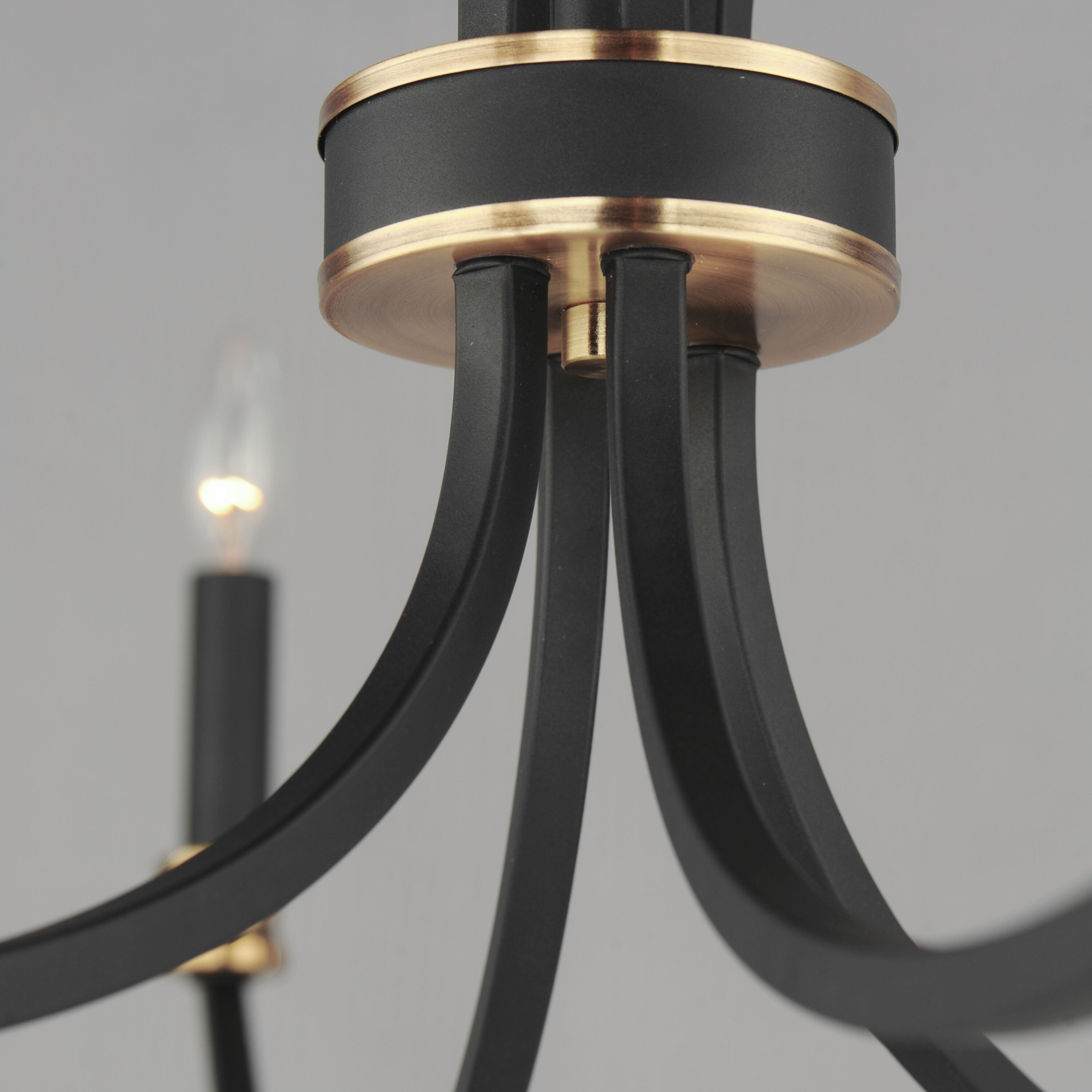 Black and antique brass ceiling light hot sale