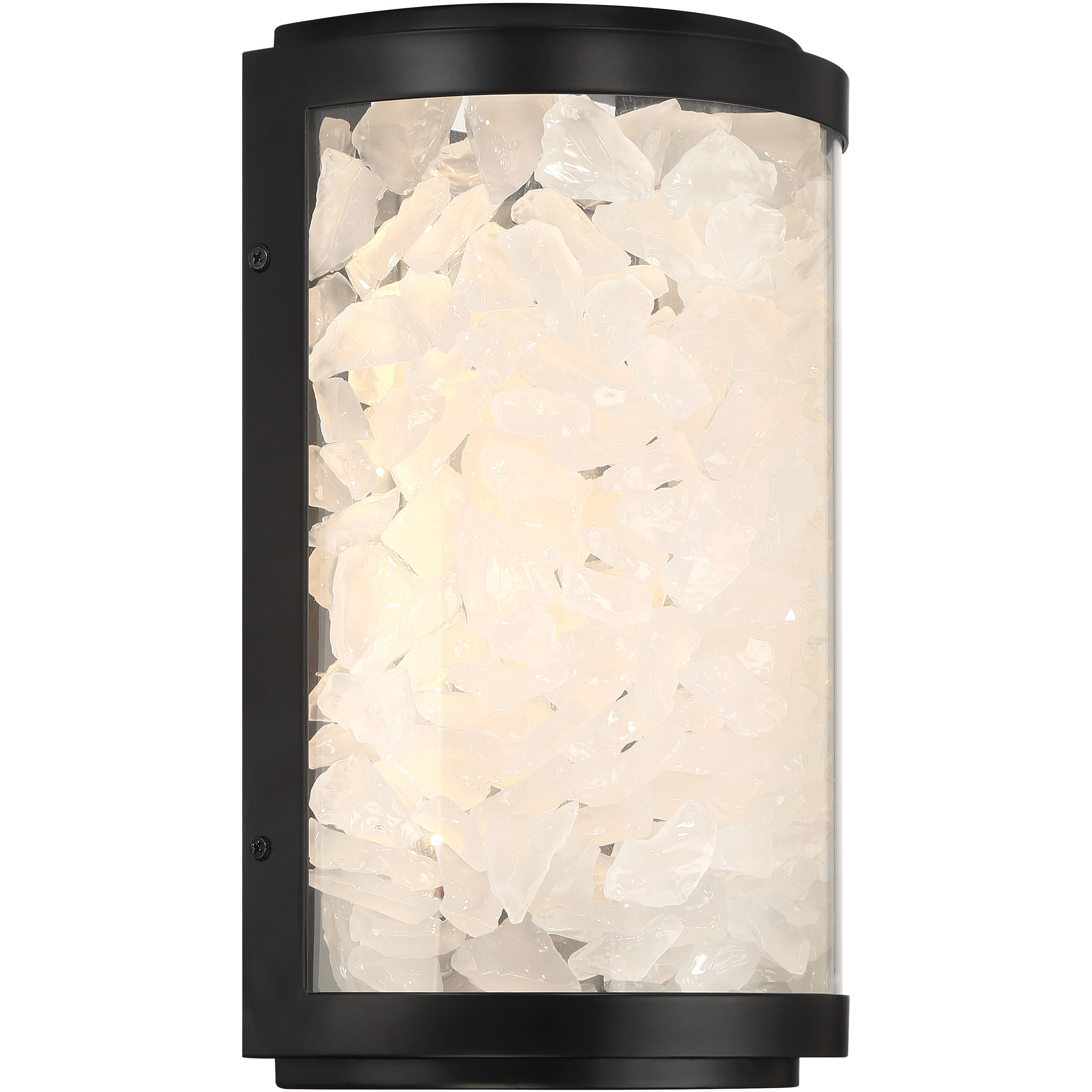 Great Outdoors Salt Creek LED 12.75 inch Coal Outdoor Wall Sconce