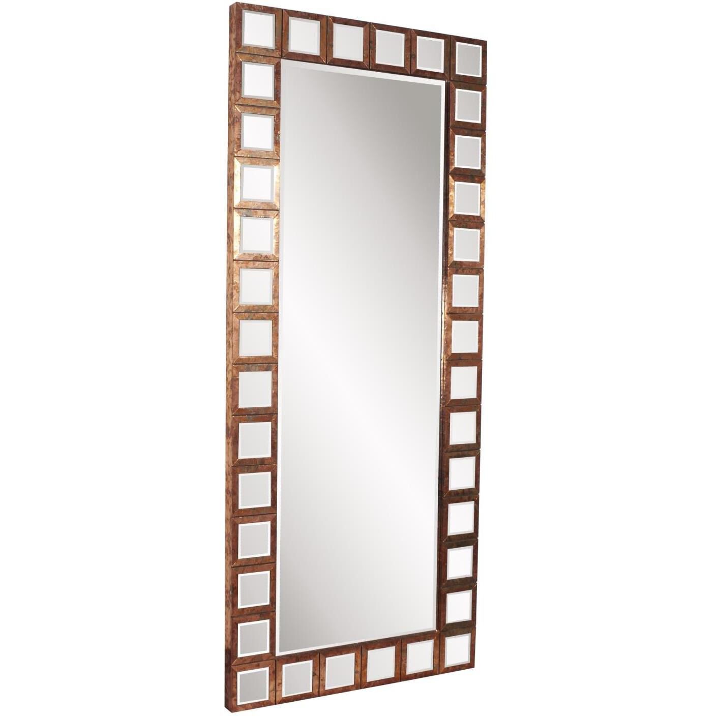 Magnus 85 X 36 inch Copper Trim Wall Mirror