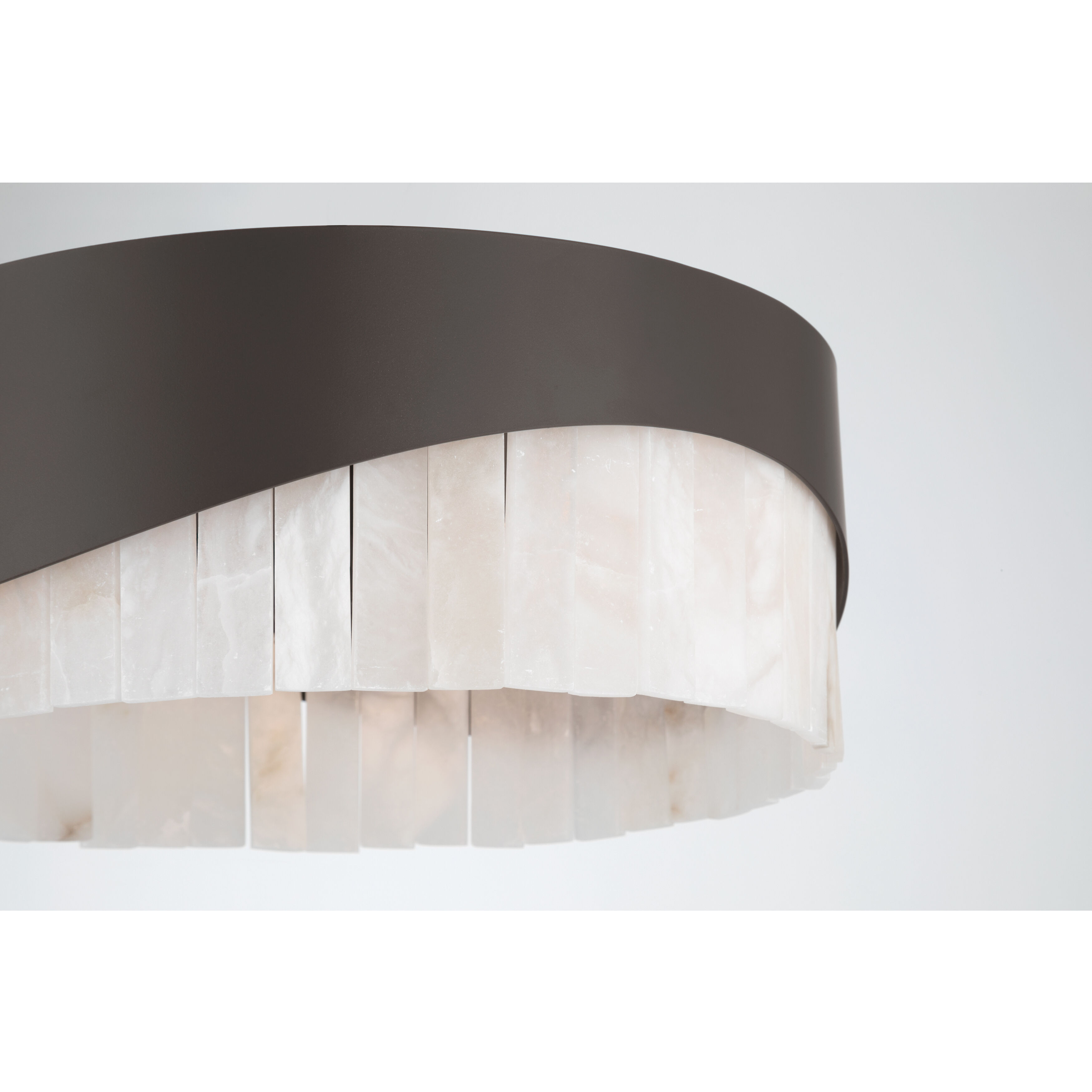 Sway 3 Light 16 inch Dark Bronze Flush Mount Ceiling Light