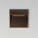 Steppes LED 4.75 inch Antique Bronze Outdoor Wall Mount