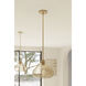 Elaris 1 Light 12.5 inch Legacy Brass Pendant Ceiling Light
